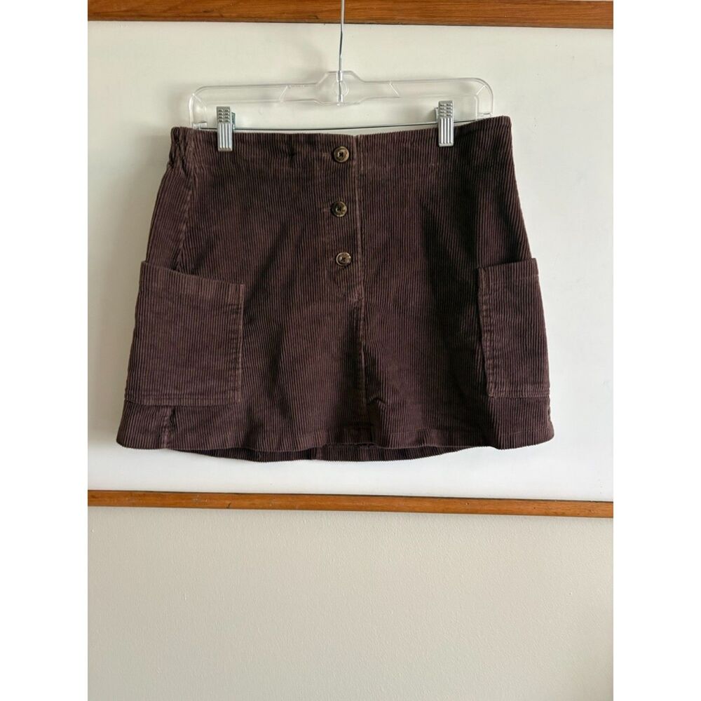Don't Ask Why (American Eagle) Brown Corduroy Skirt (One Size)